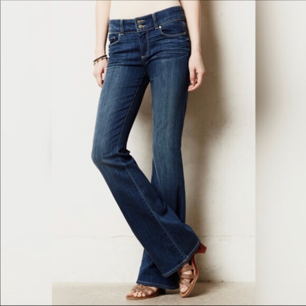 Paige Hidden Hills High Rise Boot Cut Jeans, 31